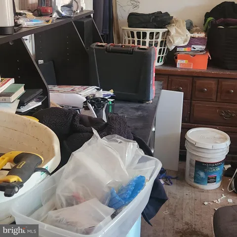 a view of room with gym equipment