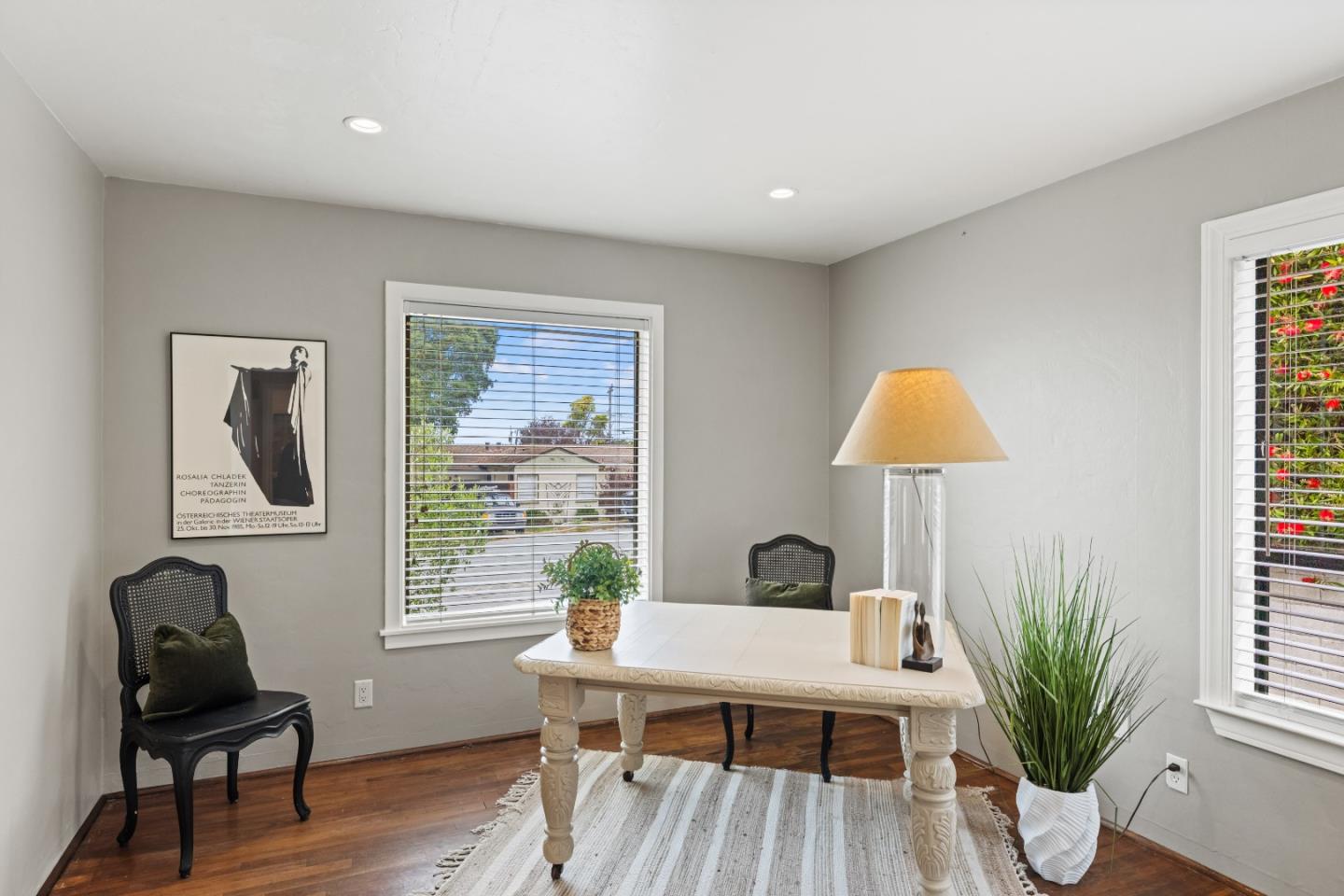 329 Stuart Avenue Pacific Grove, CA 93950 - Photo 14 of 21 a workspace with furniture and a window