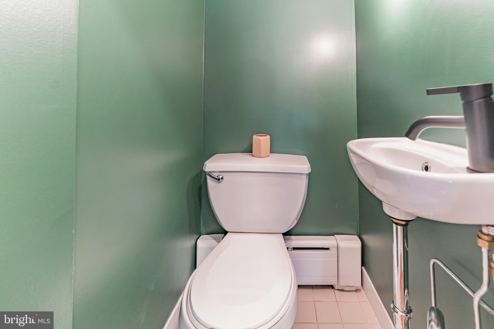 834 West Ritner Street Philadelphia, PA 19148 - Photo 16 of 27 Half Bathroom on 1st Floor