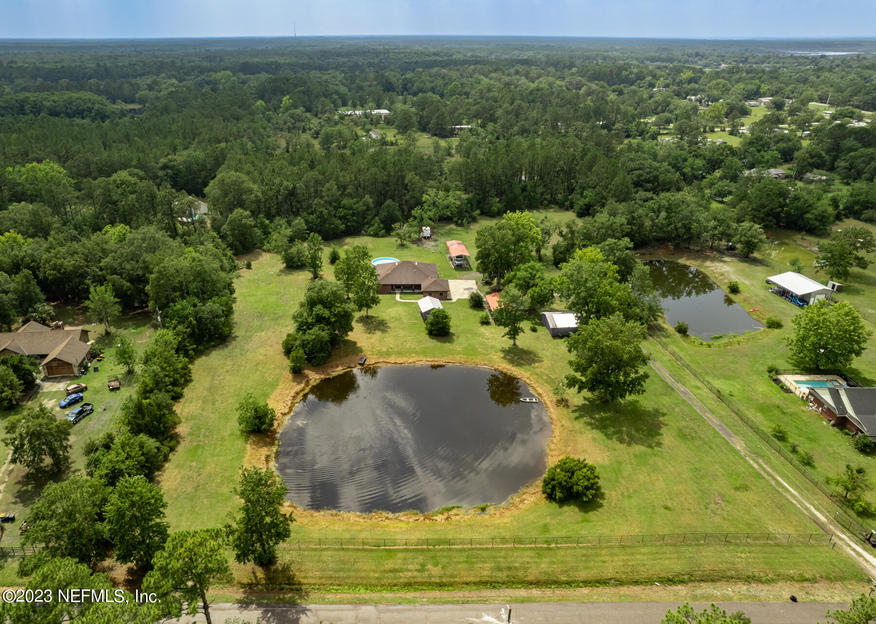 14322 Grover Road Jacksonville, FL 32226 - Photo 37 of 41 41 aerial looking west