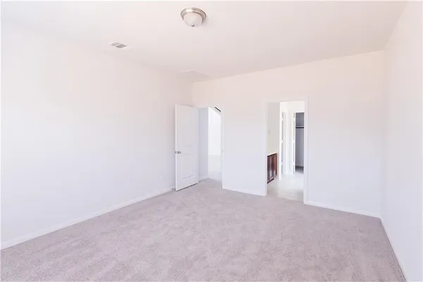 a view of an empty room