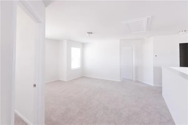 a view of empty room