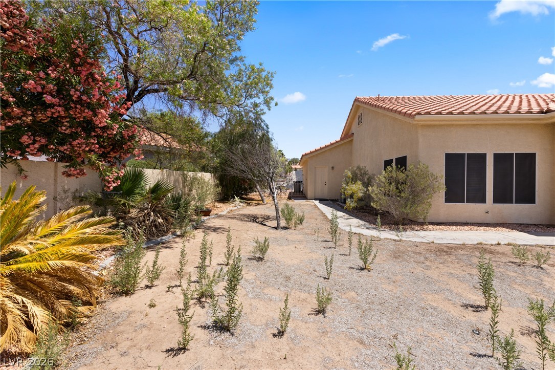 649 Rancho Circle Mesquite, NV 89027 - Photo 43 of 73 This spacious backyard awaits your personal touch for outdoor living.