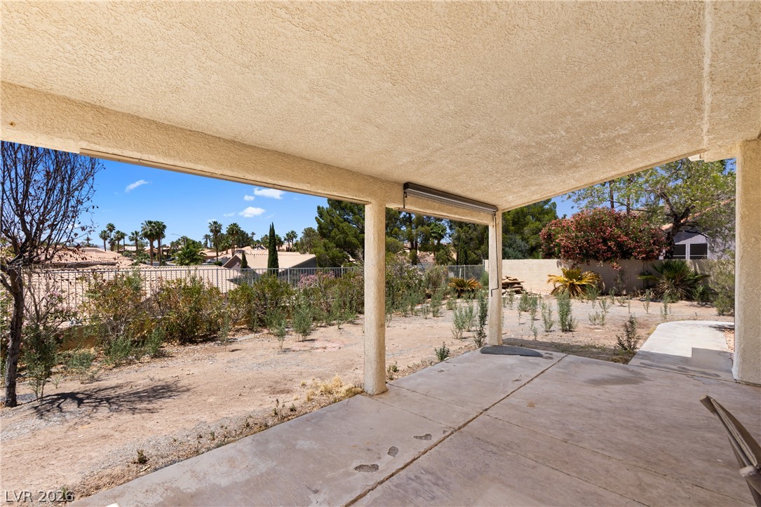 649 Rancho Circle Mesquite, NV 89027 - Photo 51 of 73 This outdoor patio offers a perfect setting for relaxation and enjoying the expansive views.