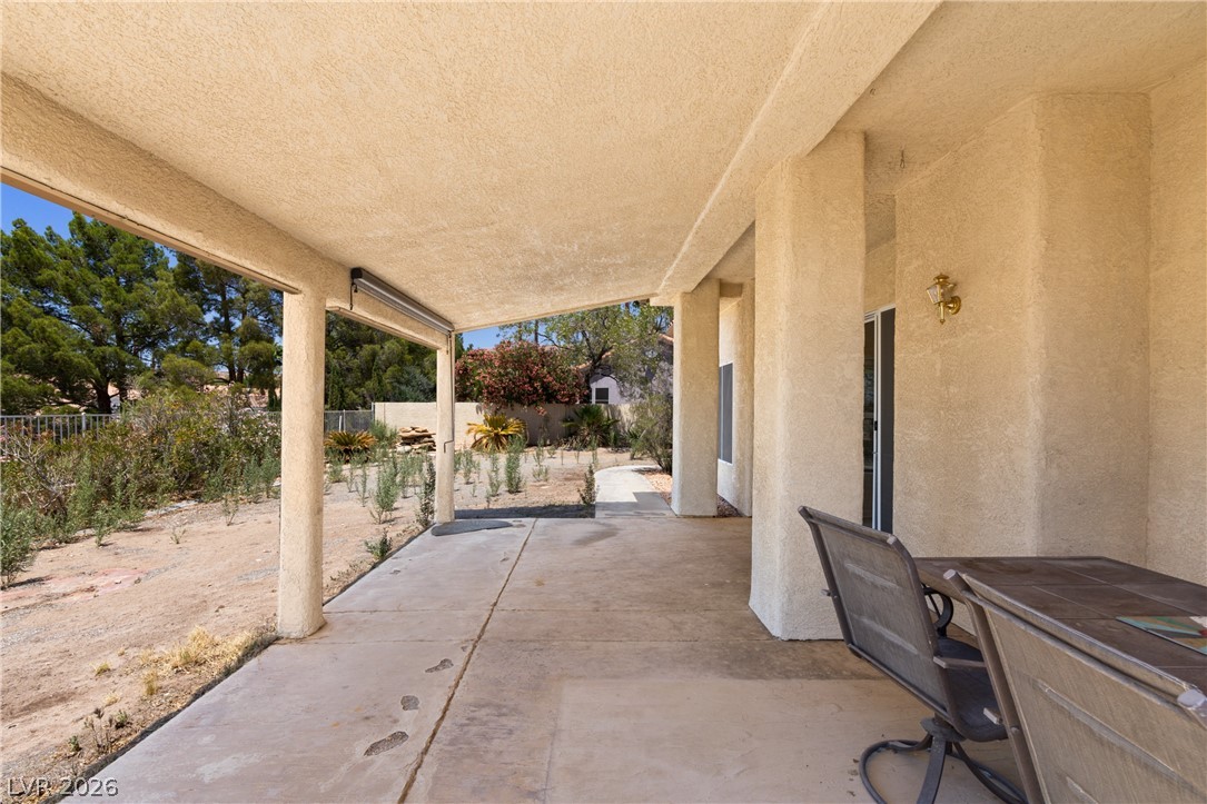649 Rancho Circle Mesquite, NV 89027 - Photo 52 of 73 This inviting patio extends living space outdoors, perfect for leisure and enjoyment.