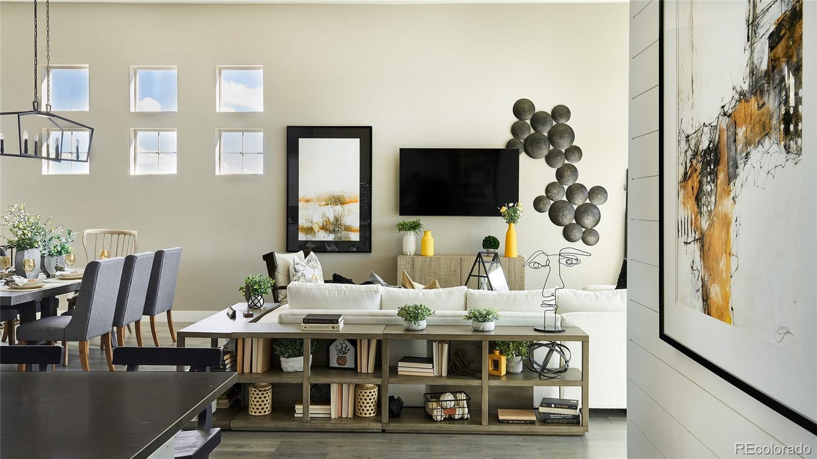 3867 Freestone Point Castle Rock, CO 80108 - Photo 12 of 38 a view of a dining room with furniture