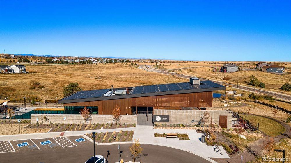 3867 Freestone Point Castle Rock, CO 80108 - Photo 21 of 38 a view of a terrace with a ocean view