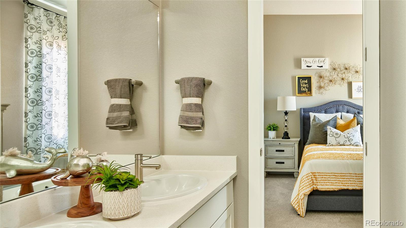 3867 Freestone Point Castle Rock, CO 80108 - Photo 9 of 38 a en suite bathroom with a tub