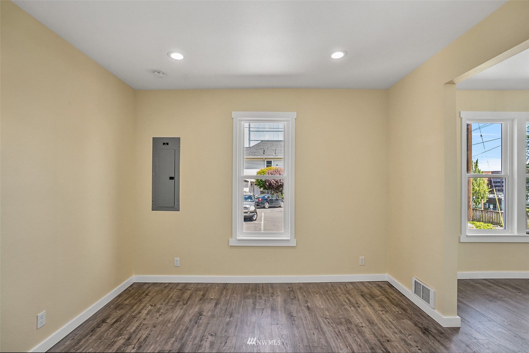 3113 Oakes Avenue Everett, WA 98201 - Photo 4 of 38 wooden floor in an empty room with a window