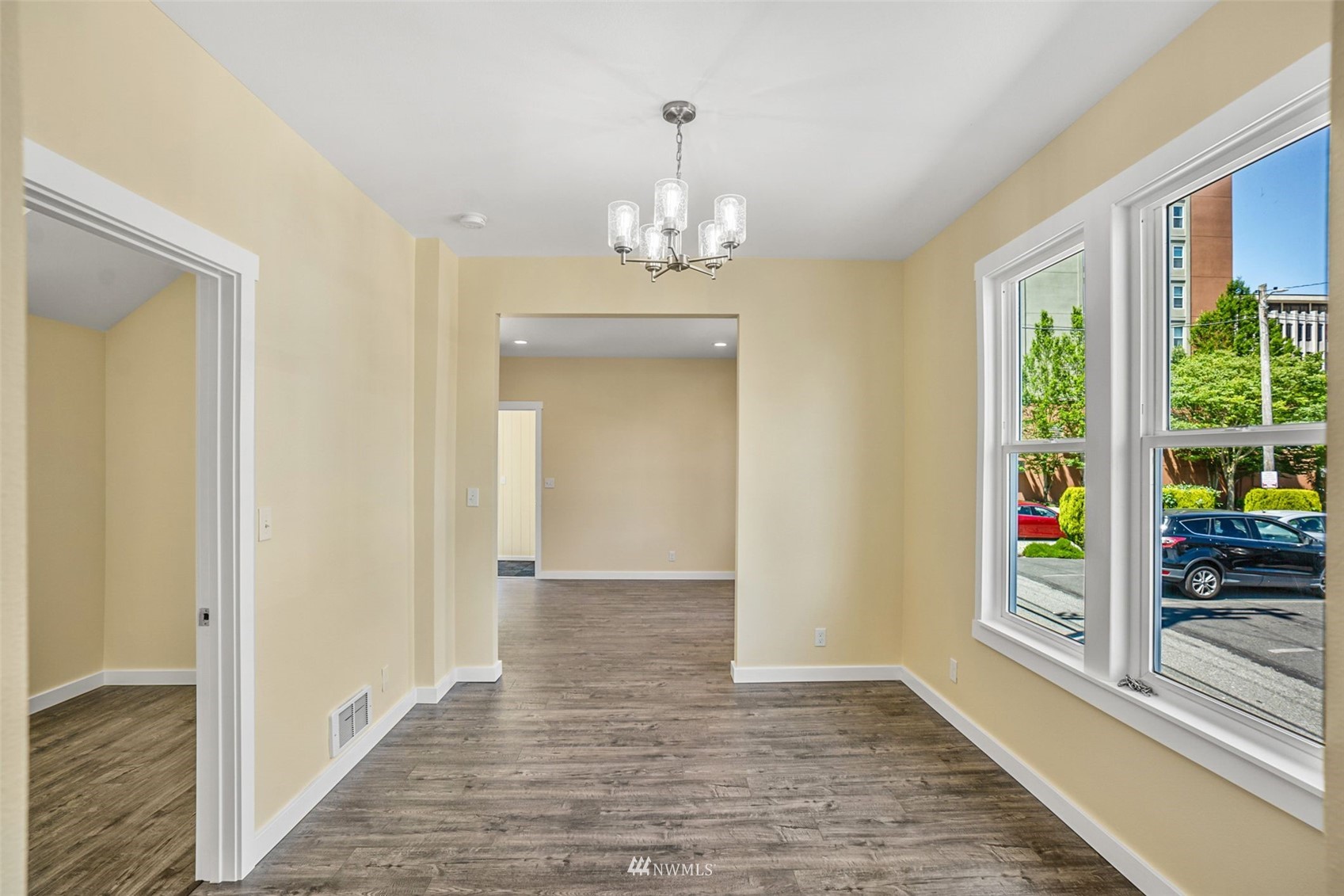3113 Oakes Avenue Everett, WA 98201 - Photo 8 of 38 wooden floor in an empty room with a window