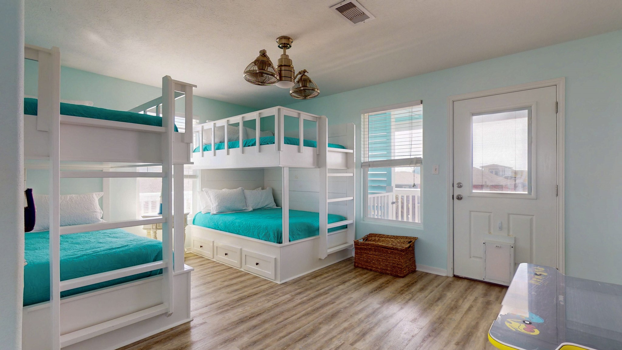 1822 Redfish Lane Crystal Beach, TX 77650 - Photo 21 of 28 a bedroom with furniture and a window