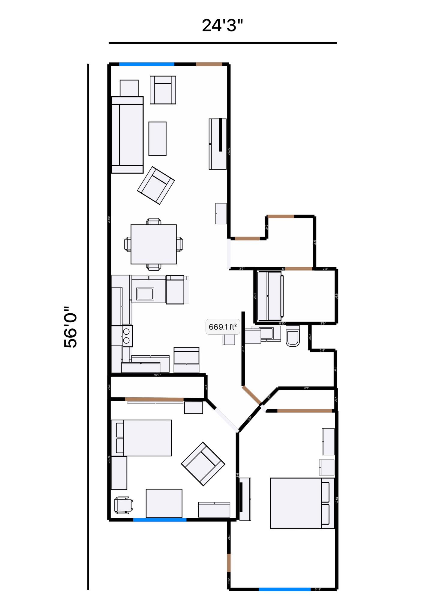 112 Market Square, Unit 152 Wautoma, WI 54982 - Photo 82 of 85 Unit 7 Floor Plan