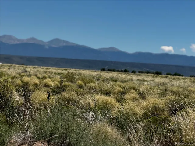 a view of an outdoor space and mountain view