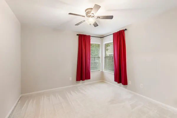 a backyard of a house