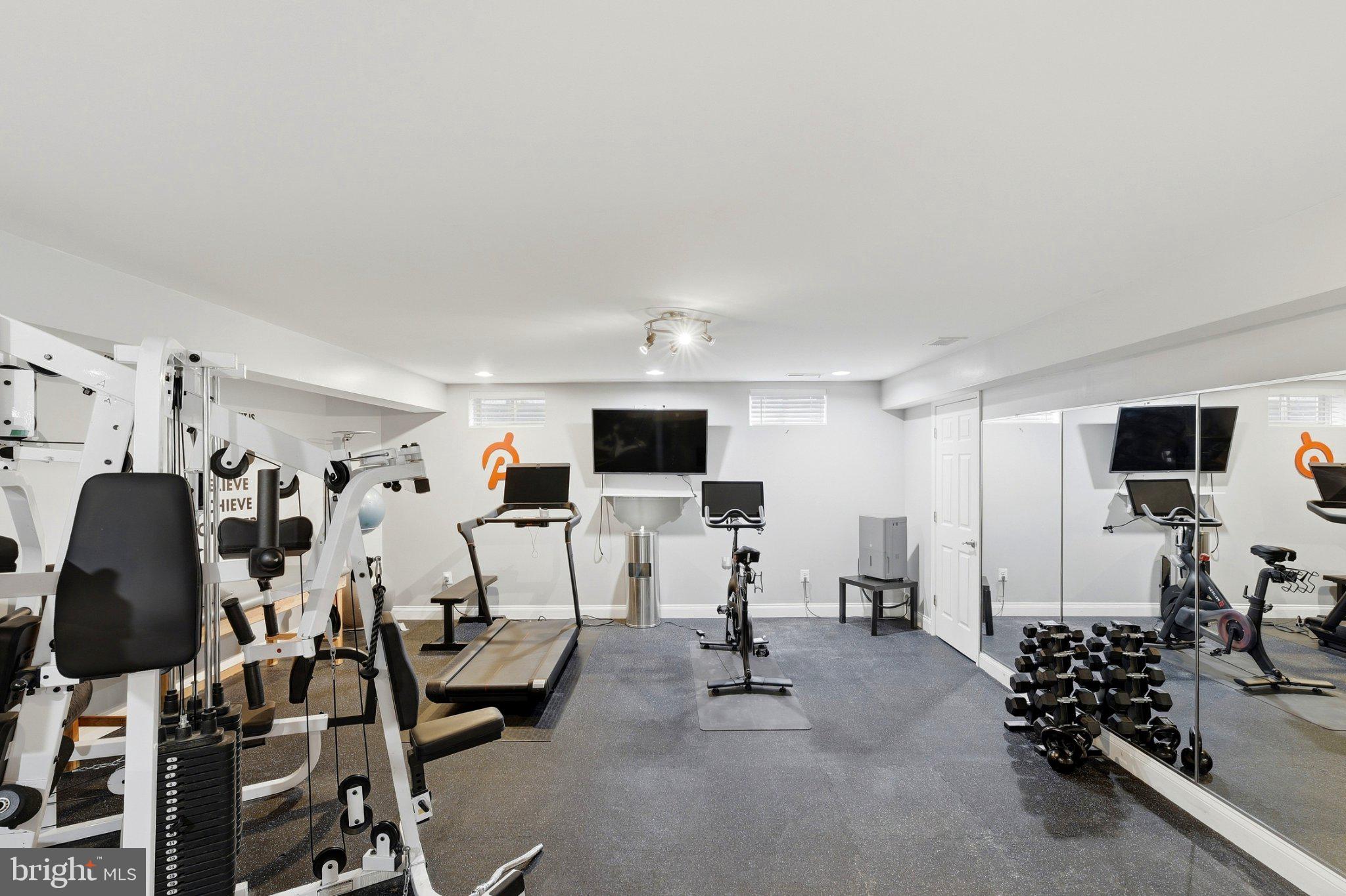 124 Seahawk Lane Edgewater, MD 21037 - Photo 44 of 68 Basement Gym