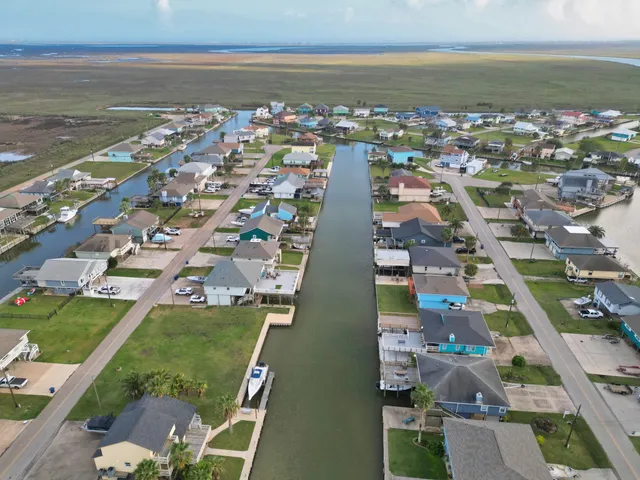 a view of city and ocean
