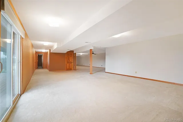 a view of an empty room