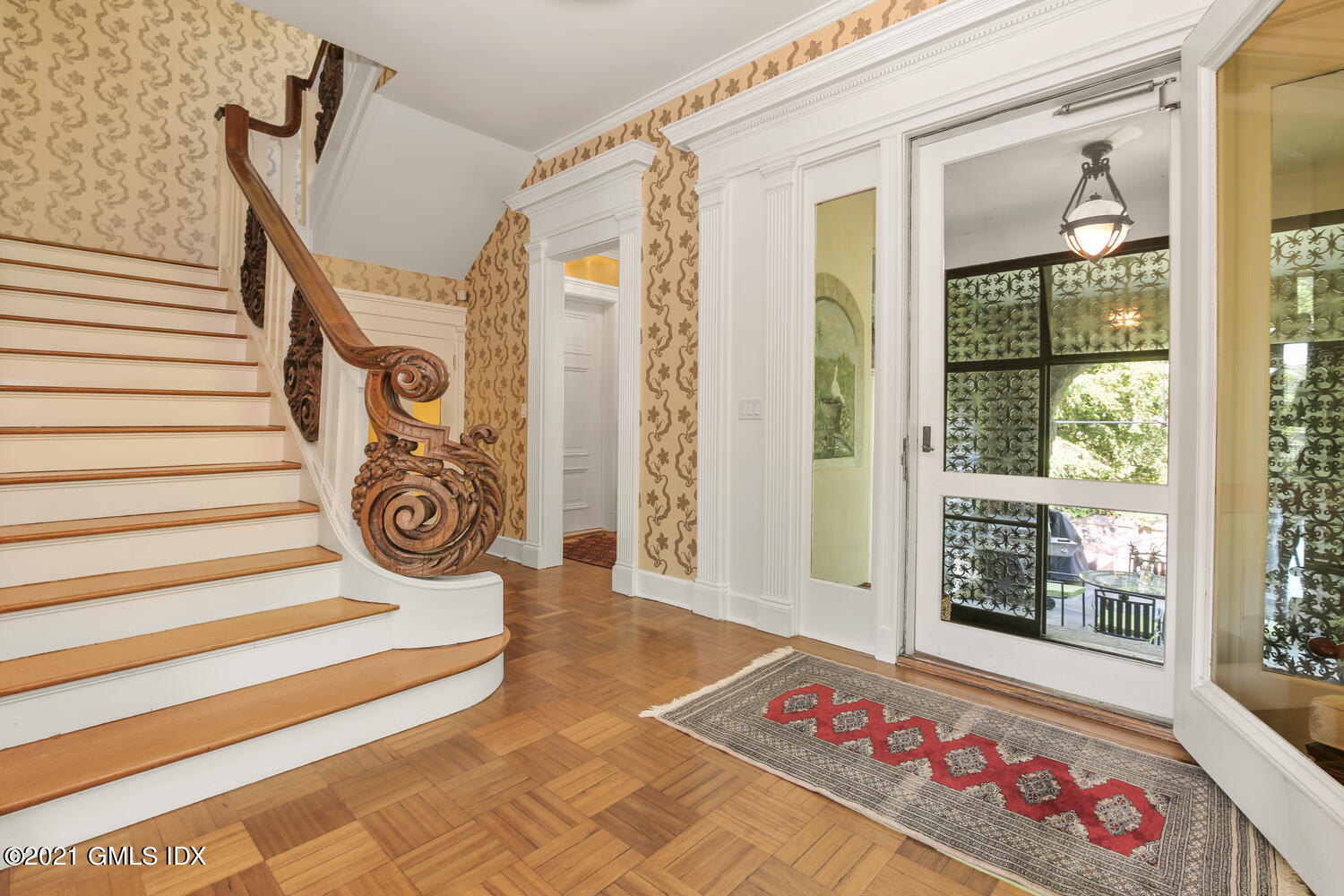 1 North Street Greenwich, CT 06830 - Photo 5 of 36 a front view of a house with entryway