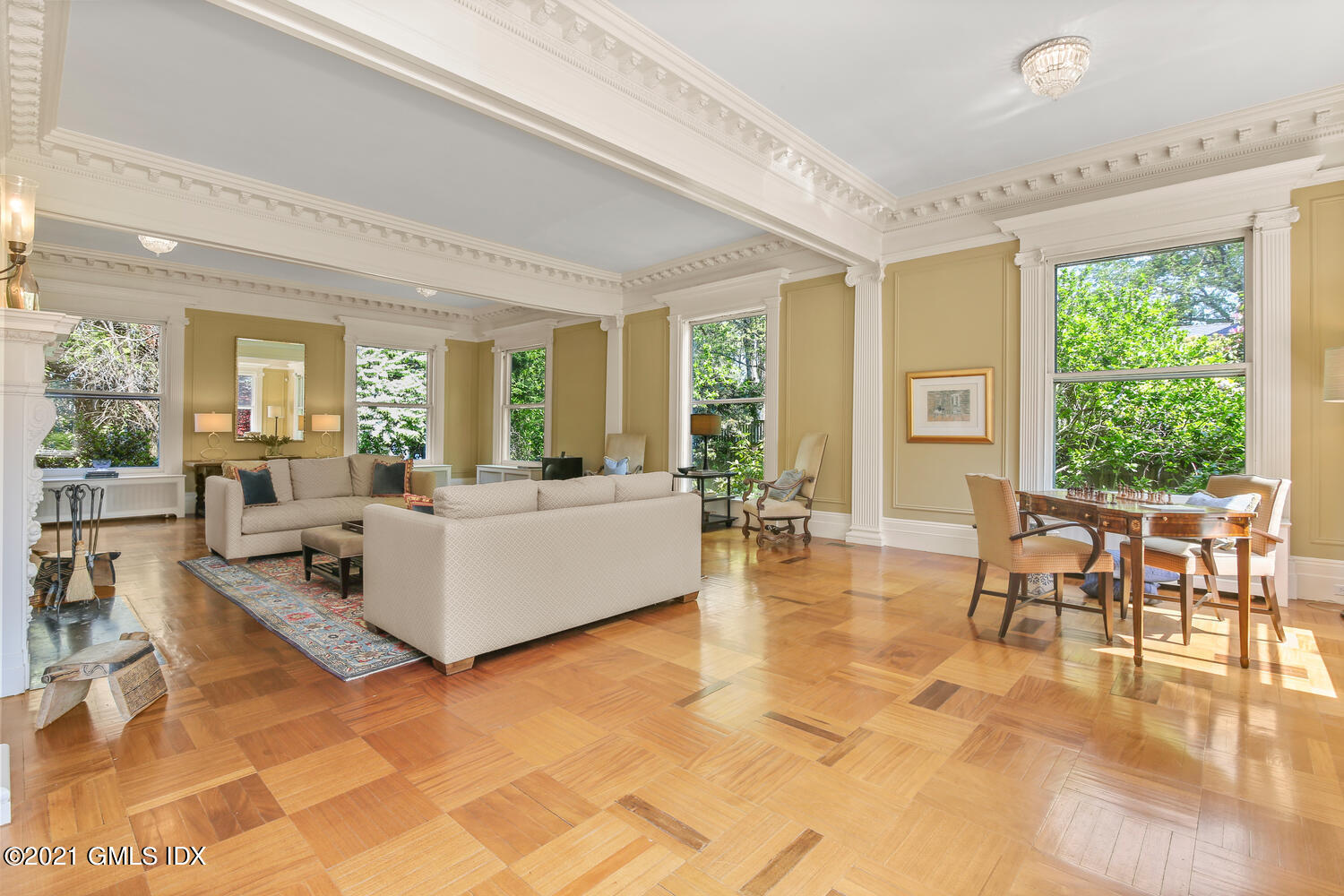 1 North Street Greenwich, CT 06830 - Photo 7 of 36 a living room with furniture and a large window