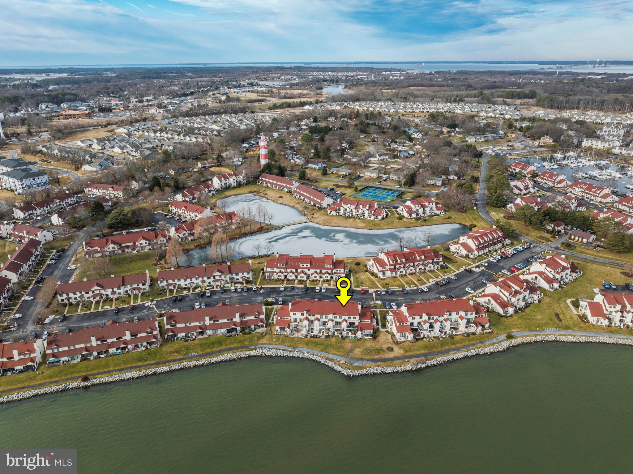 34 Queen Anne Way Chester, MD 21619 - Photo 25 of 52 a view of a city with an ocean