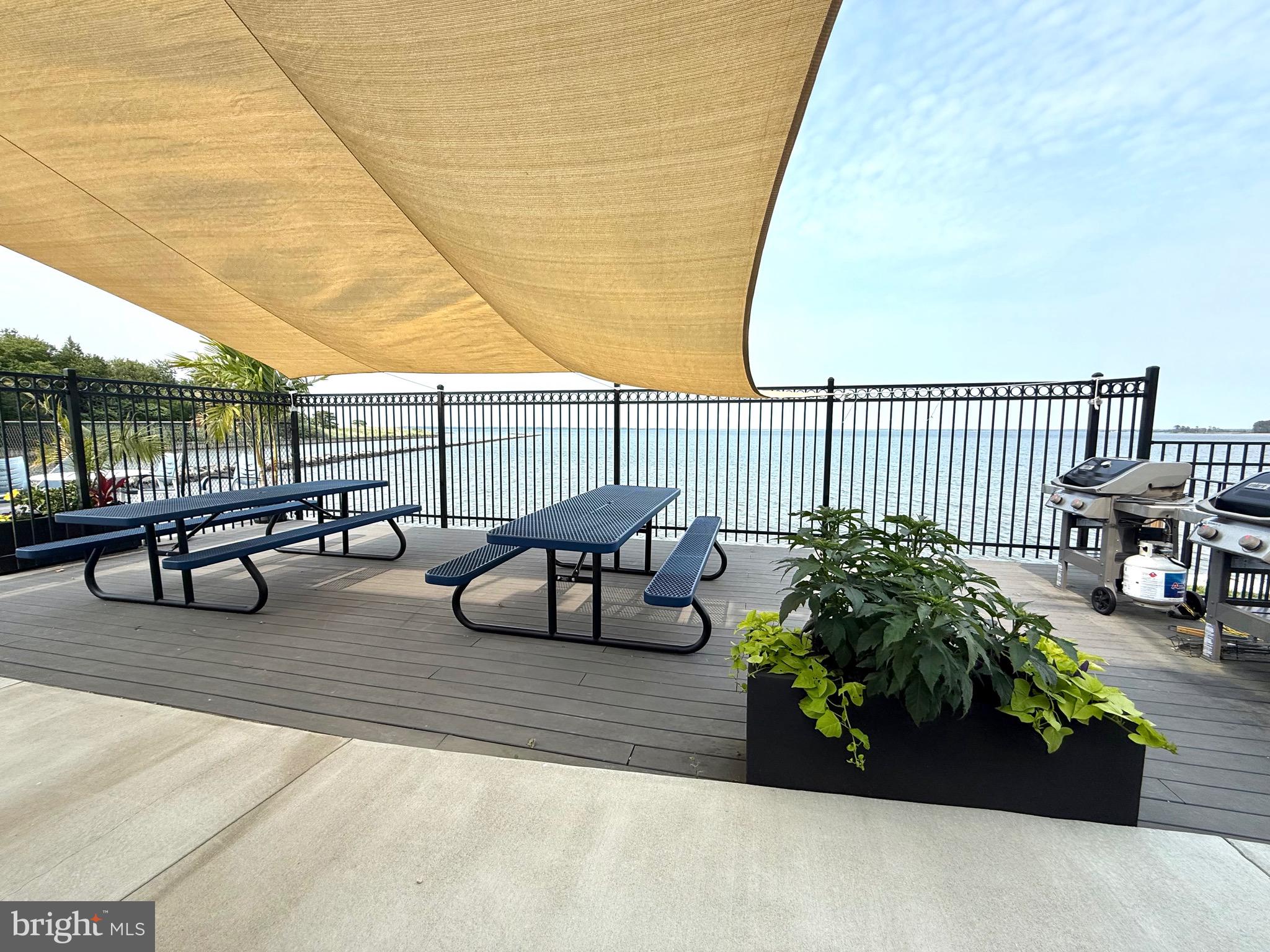 34 Queen Anne Way Chester, MD 21619 - Photo 43 of 52 a view of a porch with furniture and garden