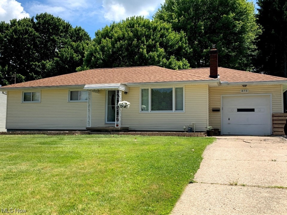 873 Bears Den Road Youngstown, OH 44511 - Photo 1 of 15 Welcome to 873 Bears Den, single story ranch, 1 car garage and paved driveway