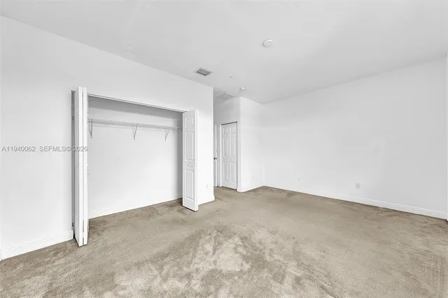 a view of an empty room