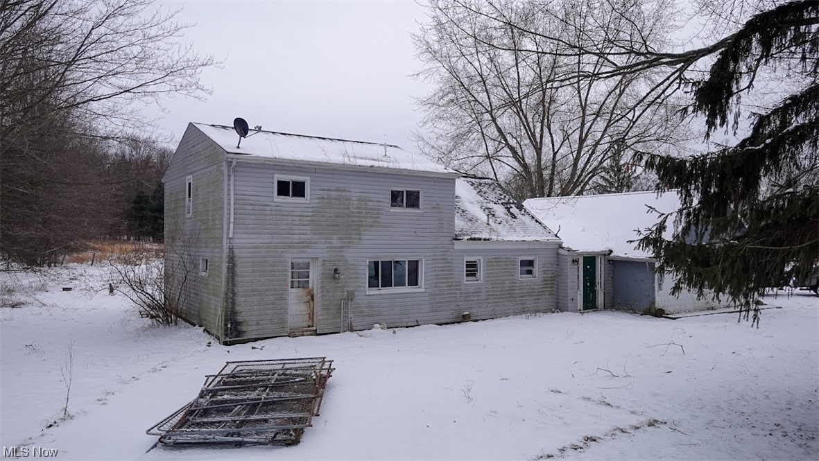 9606 Durst Colebrook Road North Bloomfield, OH 44450 - Photo 16 of 24 View of snow covered back of property