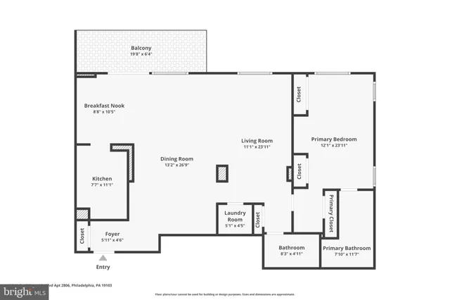 $700,000 | 1901 John F Kennedy Boulevard, Unit 2806, Philadelphia, PA 19103