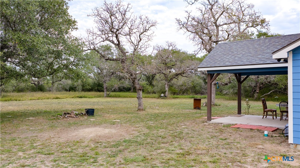 618 McGuill Road Goliad, TX 77963 - Photo 12 of 48 a view of backyard with green space