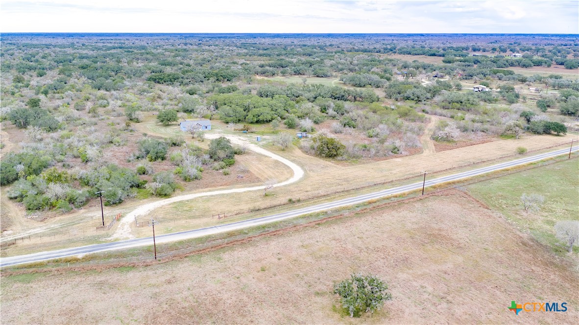 618 McGuill Road Goliad, TX 77963 - Photo 40 of 48 a view of a dry yard with wooden fence