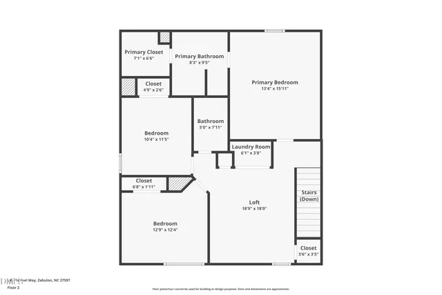 $1,795 | 545 Flannel Way, Zebulon, NC 27597