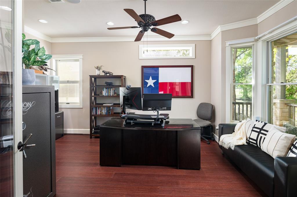 1814 Stacy Road Fairview, TX 75069 - Photo 6 of 33 Very spacious with room for multiple work areas; bay window; crown molding; double glass doors