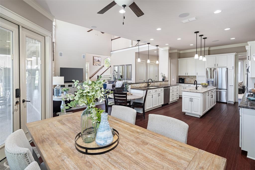 1814 Stacy Road Fairview, TX 75069 - Photo 10 of 33 Lots of natural light; access to oversized covered outdoor living area; guilt-in grill station