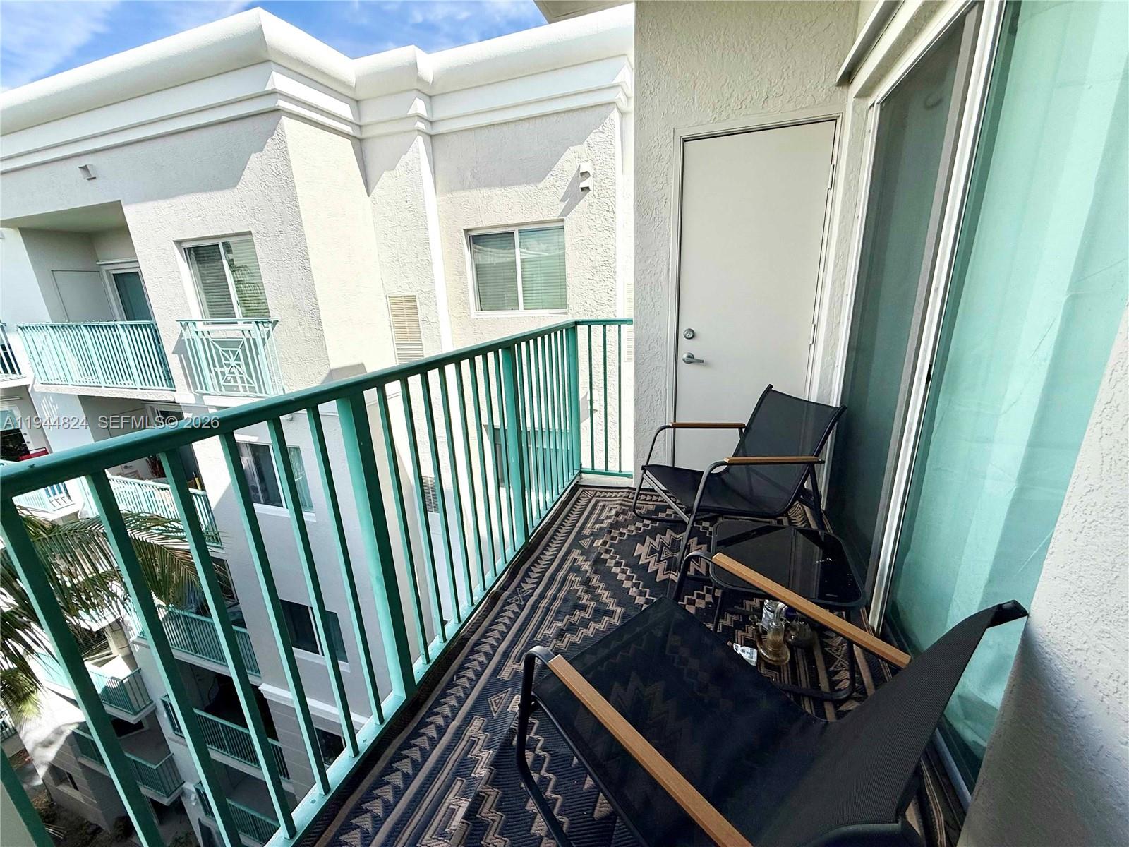6001 Southwest 70th Street, Unit 612 South Miami, FL 33143 - Photo 12 of 20 a view of a balcony