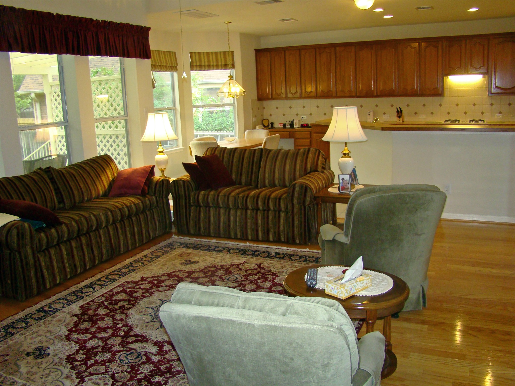 10700 Pointe View Drive Austin, TX 78738 - Photo 10 of 22 Living room with light wood-style flooring