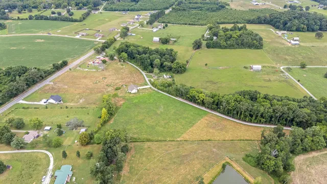 a view of a garden from a balcony