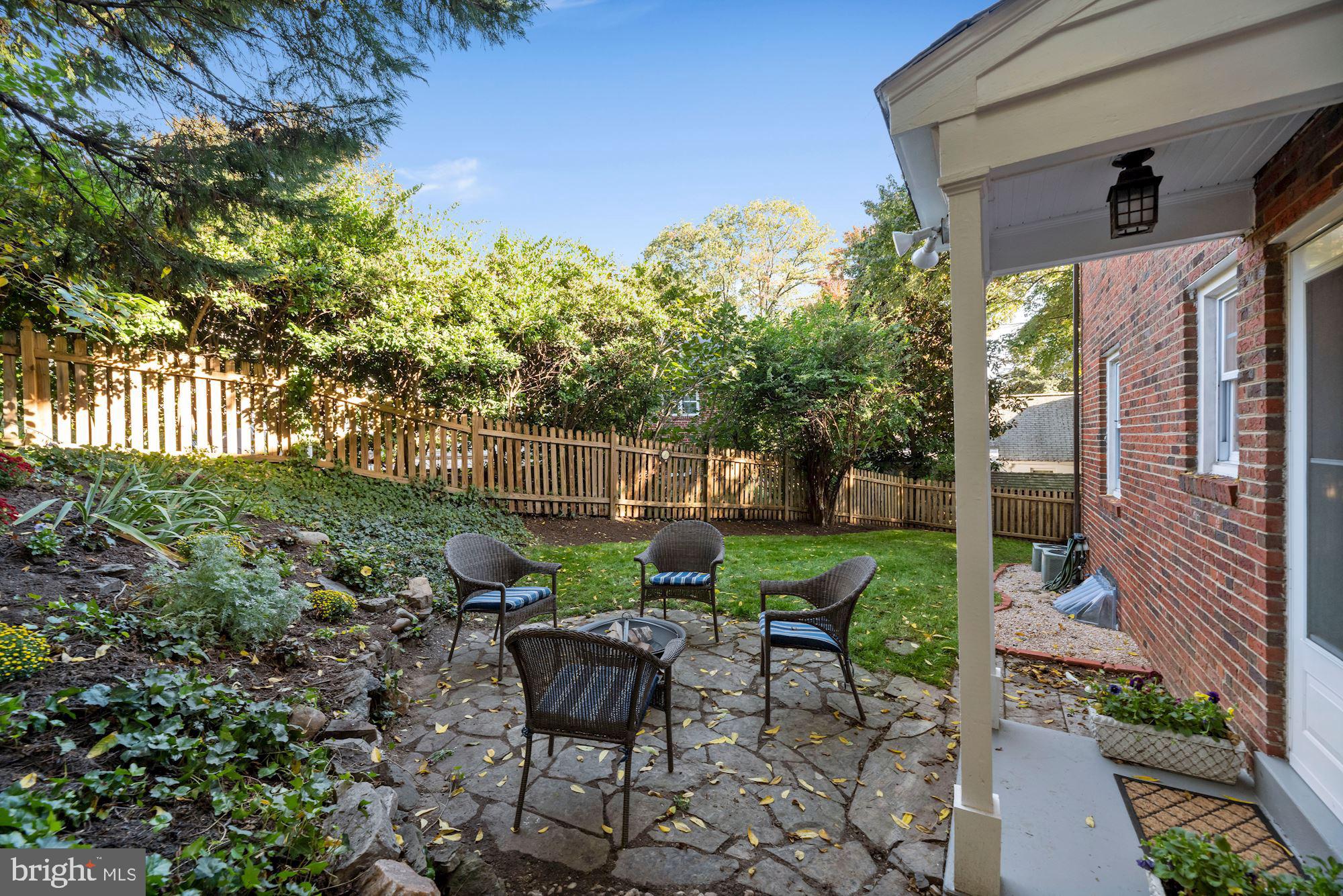 2729 South Arlington Ridge Road Arlington, VA 22202 - Photo 28 of 38 Flagstone Patio at Back Door