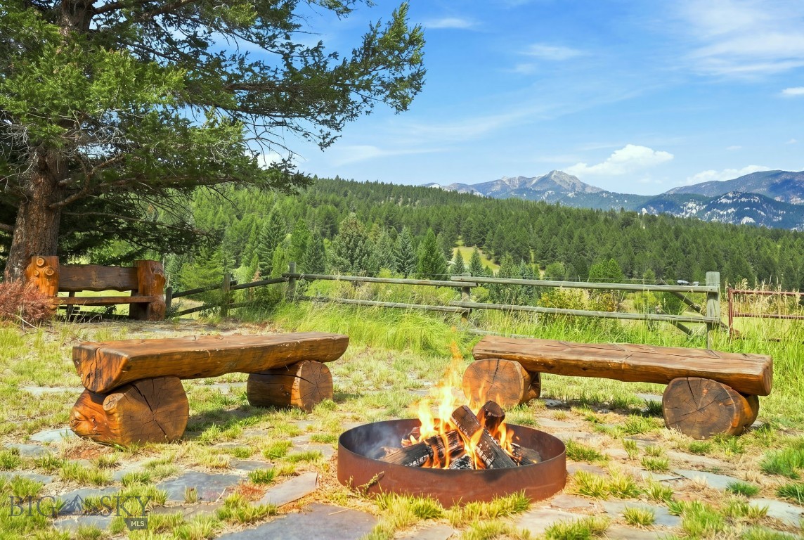 850 Fortress Road Gallatin Gateway, MT 59730 - Photo 80 of 97 Firepit area by the guest cottage