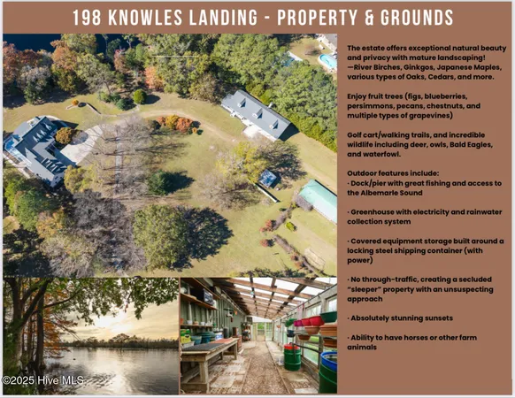 $1,450,000 | 198 Knowles Landing Drive, Hertford, NC 27944
