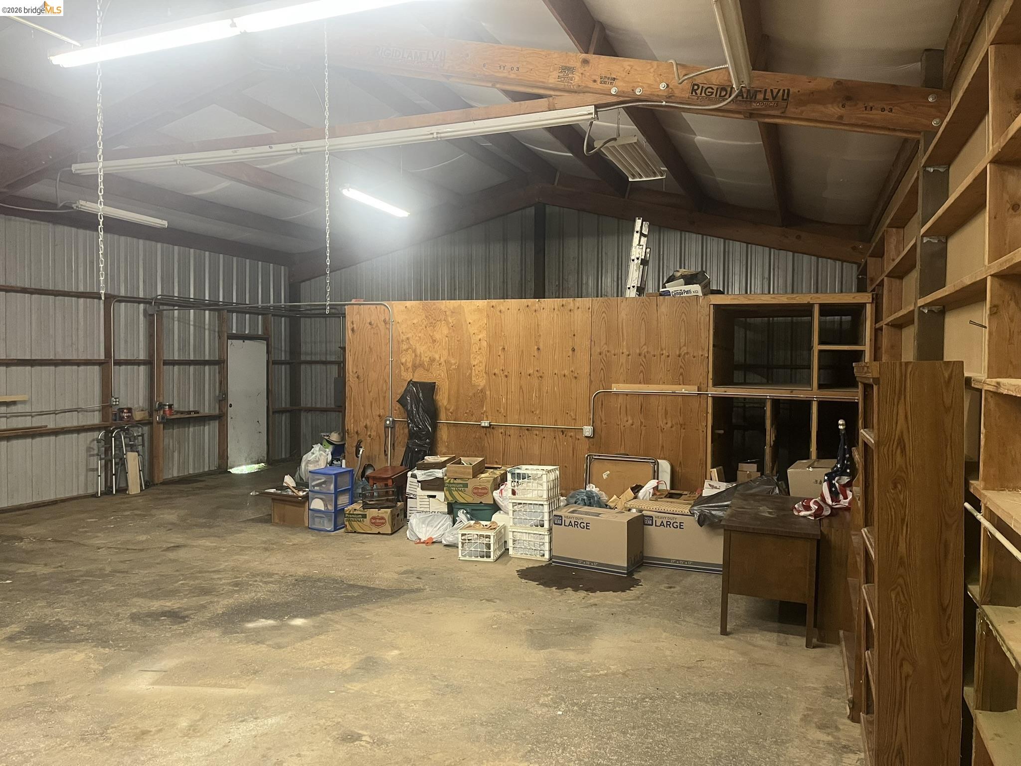 19644 Rawhide Road Sonora, CA 95370 - Photo 27 of 45 Garage with metal wall