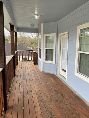 wooden floor on a balcony
