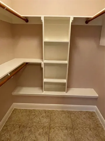 a view of walk in closet