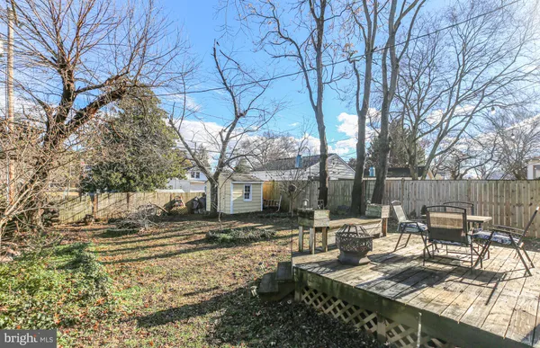 a view of outdoor space with seating area