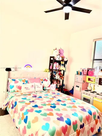 a bedroom with bed and a bed