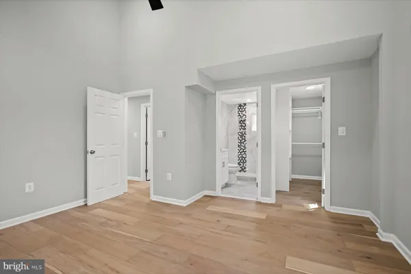 wooden floor in an empty room