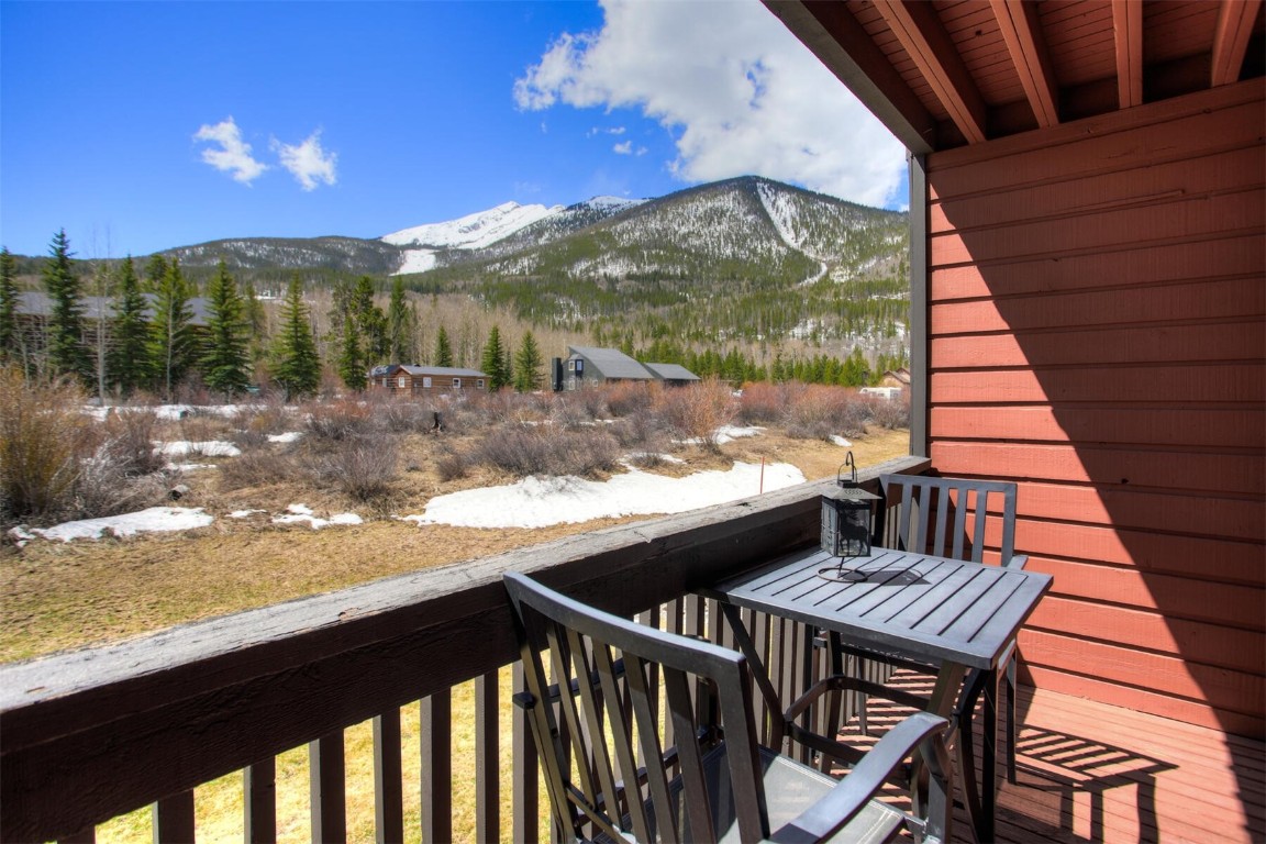 570 Bills Ranch Road, Unit 115 Frisco, CO 80443 - Photo 2 of 31 a view of a balcony with an outdoor space