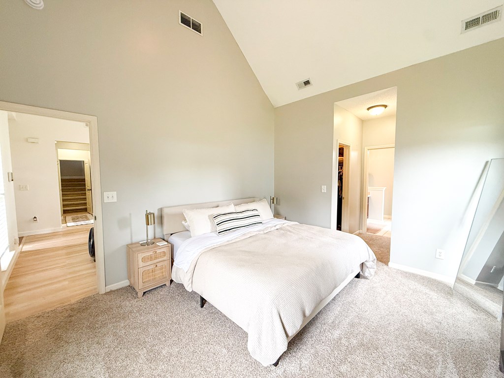 264 Owens Road Fort Mitchell, AL 36856 - Photo 14 of 35 Master Bedroom with new paint, cathedral ceiling