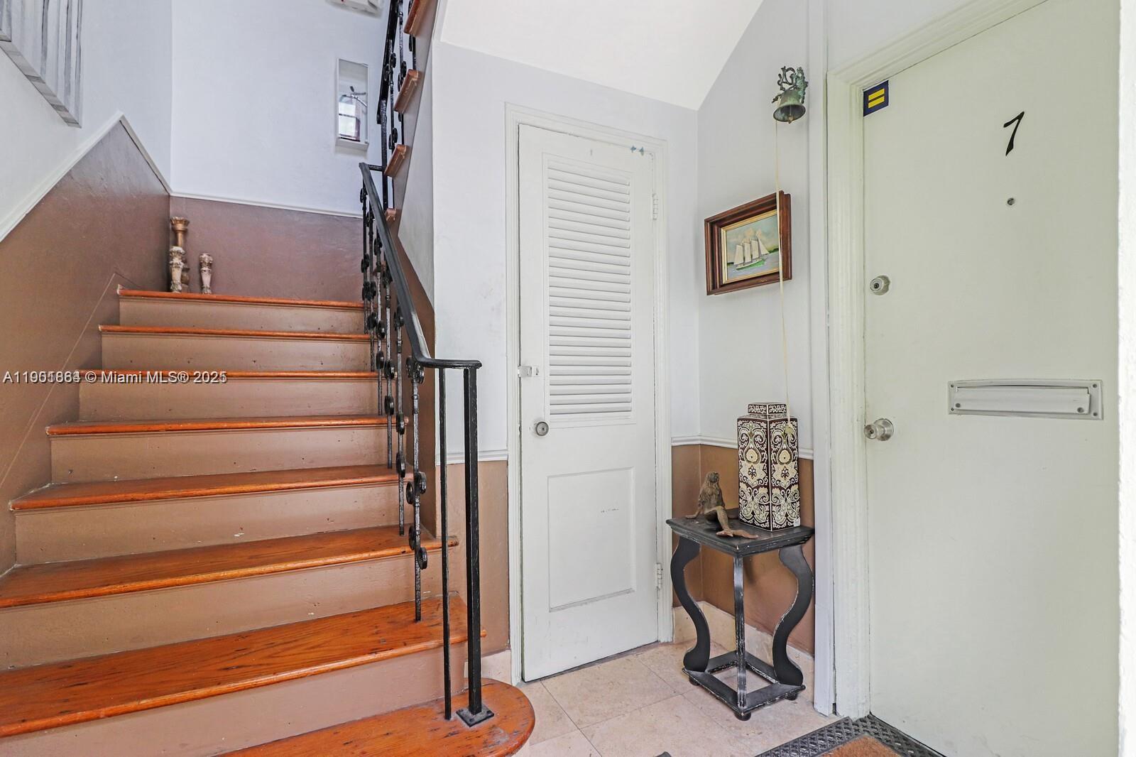 1250 Drexel Avenue, Unit 7 Miami Beach, FL 33139 - Photo 25 of 30 a view of entryway with a workspace