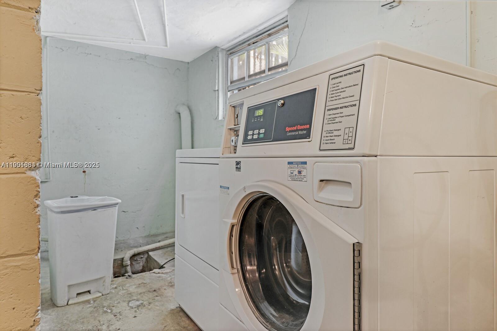 1250 Drexel Avenue, Unit 7 Miami Beach, FL 33139 - Photo 26 of 30 a utility room with dryer and washer